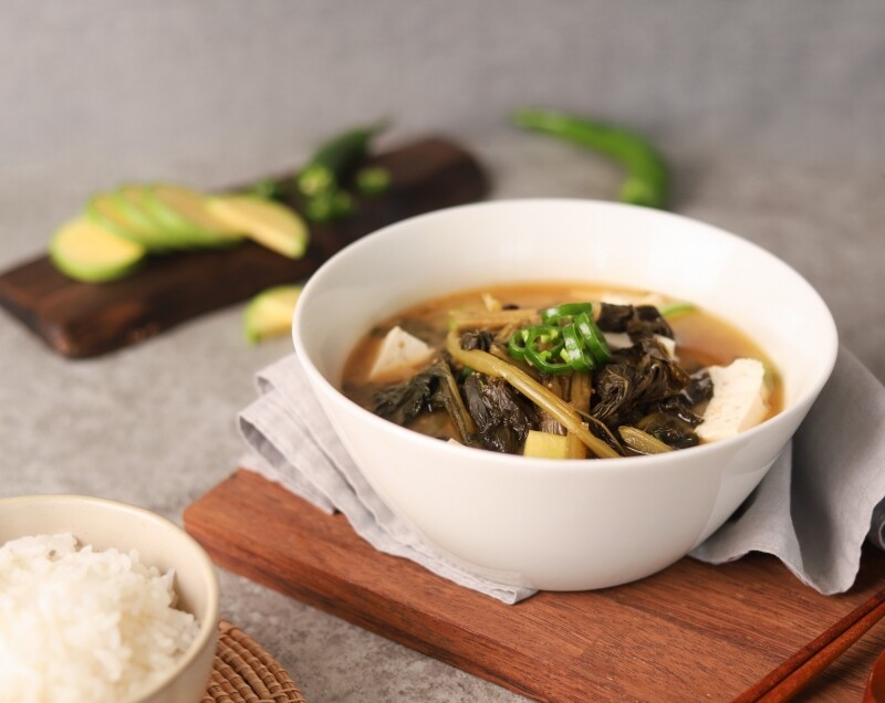 청정양구애,청정양구애 시래기곤드레된장국